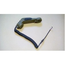 RACAL PTC414 REPLACEMENT RA250 HANDSET AND COILED CABLE ASSY GREEN